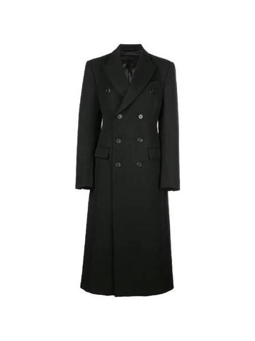 Double breasted wool coat W4010R05 - WARDROBE.NYC - BALAAN 1