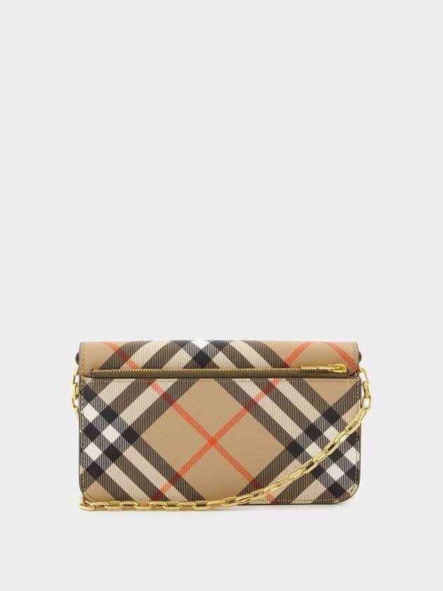 Burberry Check Chain Strap Wallet Bags - BURBERRY - BALAAN 3