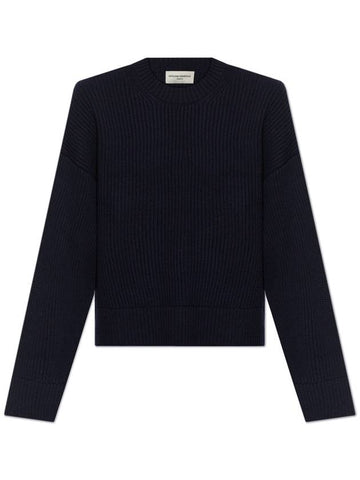 Officine Generale Wool Sweater, Women's, Navy Blue - OFFICINE GENERALE - BALAAN 1