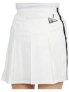 Women's Golf Moment Pleated Skirt White - HORN GARMENT - BALAAN 11