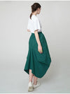 AW41SK03 Panel flare skirtGreen - ATHPLATFORM - BALAAN 5