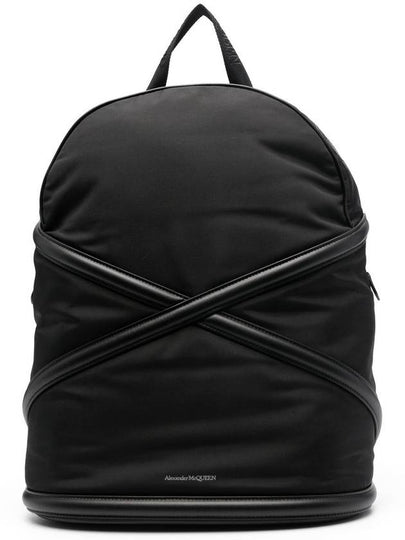 Men's Harness Logo Nylon Backpack Black - ALEXANDER MCQUEEN - BALAAN 2