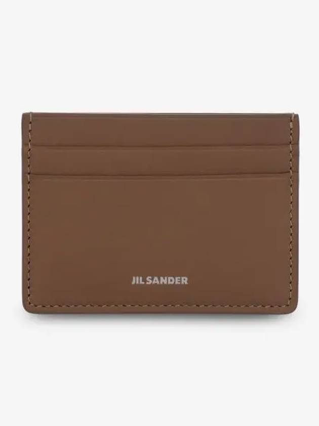 Logo Card Wallet Tobacco - JIL SANDER - BALAAN 2