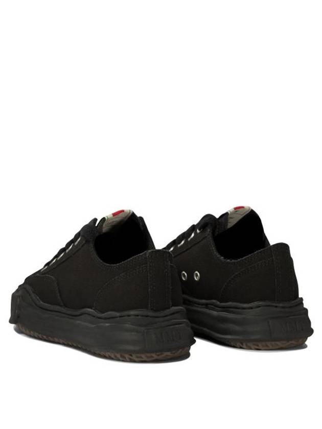 Peterson OG Sole Canvas Low Sneakers Black - MAISON MIHARA YASUHIRO - BALAAN 4