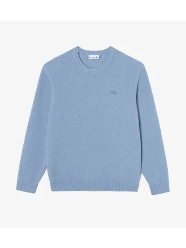 Men's Boucle Knit Top Light Blue - LACOSTE - BALAAN 2