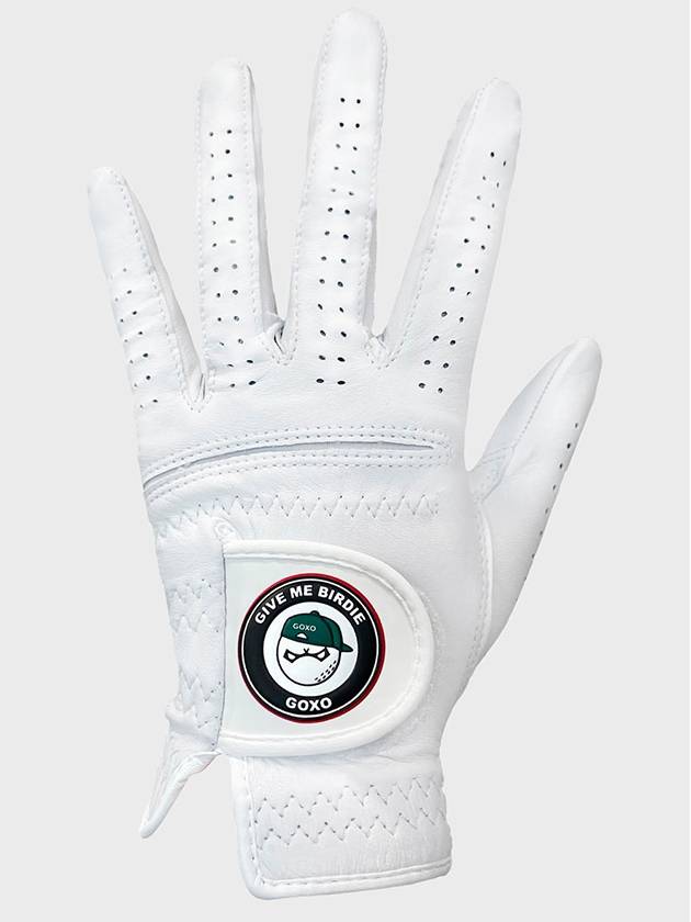 Give Me Buddy Soft Fit Sheepskin Golf Gloves White - GOXO - BALAAN 3