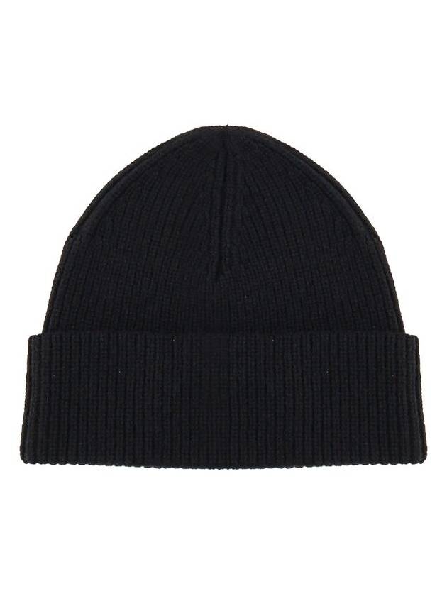 Logo Patch Wool Beanie Black - JW ANDERSON - BALAAN 3