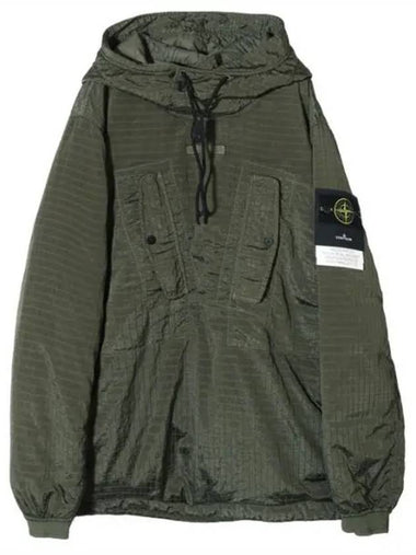 Macro Ripstop Nylon Metal Econyl Regenerated Primaloft Anorak - STONE ISLAND - BALAAN 1