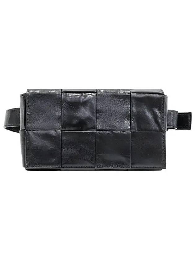 Intrecciato Cassette Mini Belt Bag Black - BOTTEGA VENETA - BALAAN 2