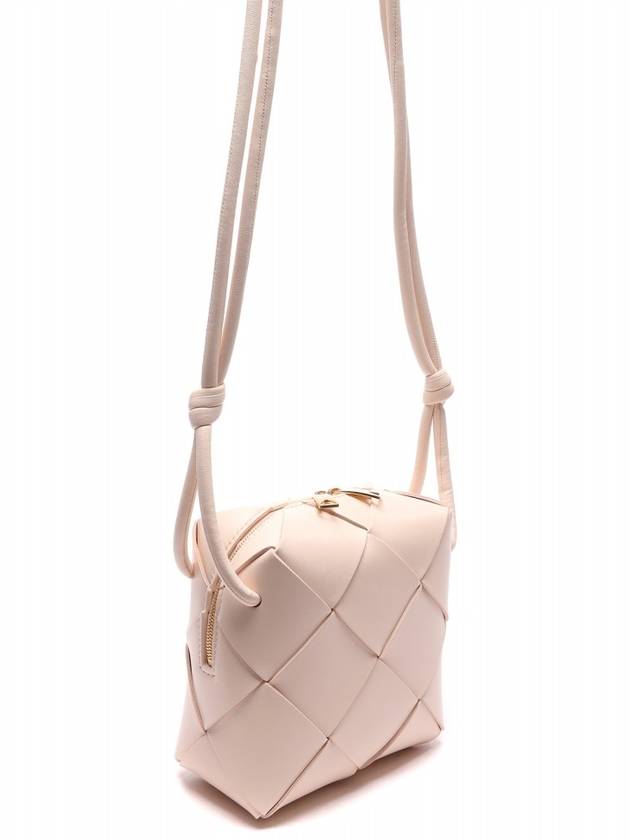 Cassette Intrecciato Mini Shoulder Bag Pink - BOTTEGA VENETA - BALAAN 4