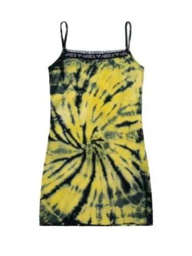 Aries tie dye mini dress olive SSAR50000 - ARIES - BALAAN 1