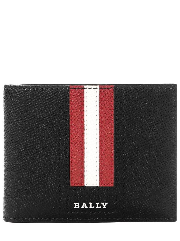 Men's Tevye Leather Half Wallet Black - BALLY - BALAAN 2