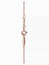 Tiffany Elsa Peretti Bean Design Pendant 9mm Rose Gold Necklace Women - TIFFANY & CO. - BALAAN 4