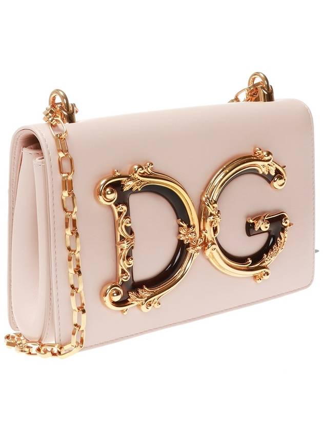 Nappa Leather Cross Bag Pink - DOLCE&GABBANA - BALAAN 5