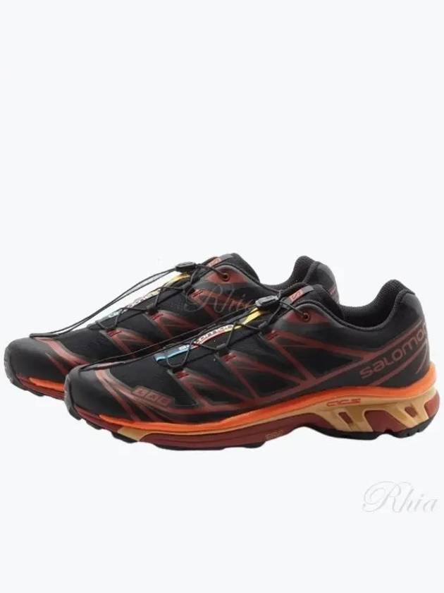 XT 6 Low Top Sneakers Black Chocolate Plum - SALOMON - BALAAN 2