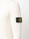 Men's Logo Patch Turtleneck White - STONE ISLAND - BALAAN 6