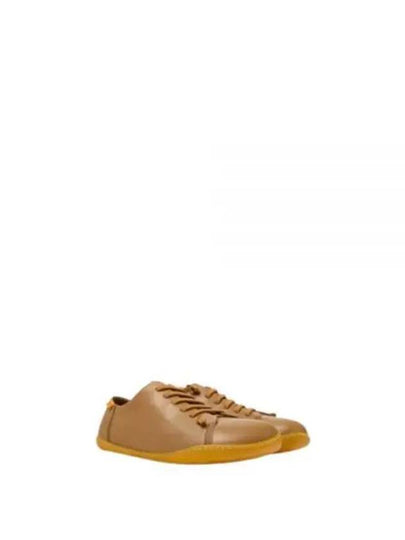 Peu Leather Low Top Sneakers Brown - CAMPER - BALAAN 2