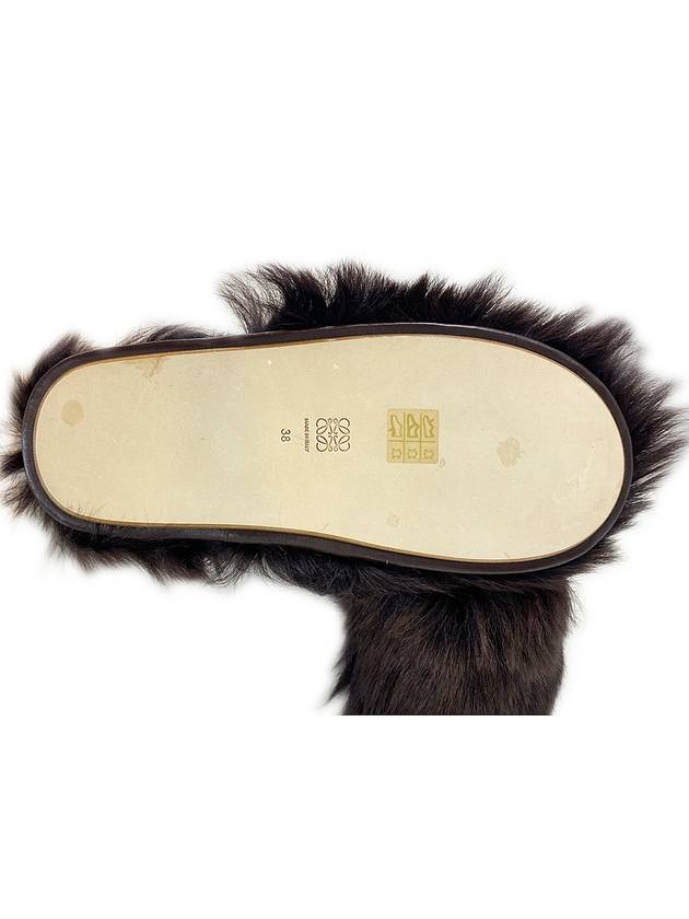 Women's Logo Fur Mule L814291X09 - LOEWE - BALAAN 8