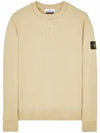 Wappen Patch Crew Neck Sweatshirt Beige - STONE ISLAND - BALAAN 2