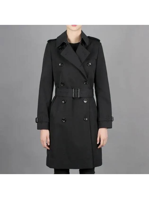 Harbon Long Trench Coat Black - BURBERRY - BALAAN 2