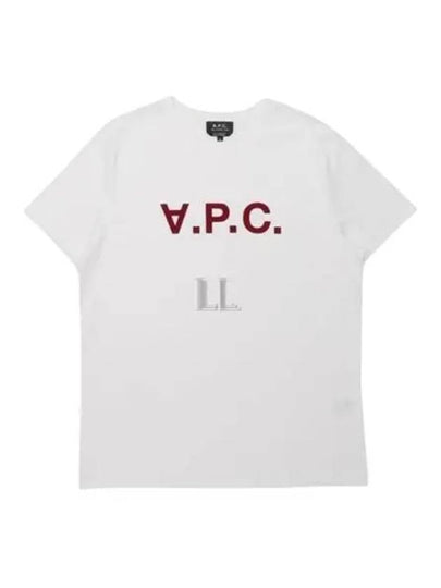 VPC Logo Organic Cotton Short Sleeve T-Shirt White - A.P.C. - BALAAN 2