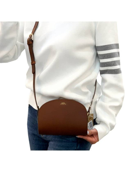 Demi Lune Mini Half Moon Cross Bag Brown - A.P.C. - BALAAN 2