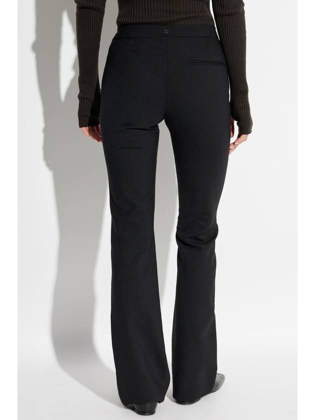 Courrèges Wool Trousers, Women's, Black - COURREGES - BALAAN 4