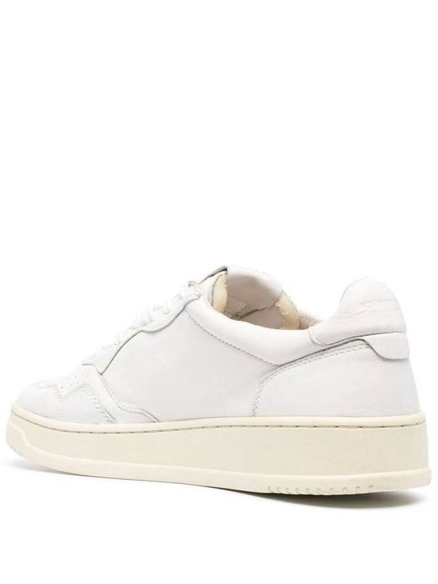 Medalist Goatskin Low Top Sneakers White - AUTRY - BALAAN 4