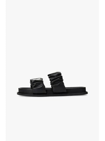 Women s Scrunch Band Slide Sandals Black - ARMANI EXCHANGE - BALAAN 1