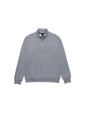 Zebra Zip-Up Sweatshirt Grey - PAUL SMITH - BALAAN 1