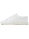 Men's Andy Leather Low Top Sneakers White - SAINT LAURENT - BALAAN 5