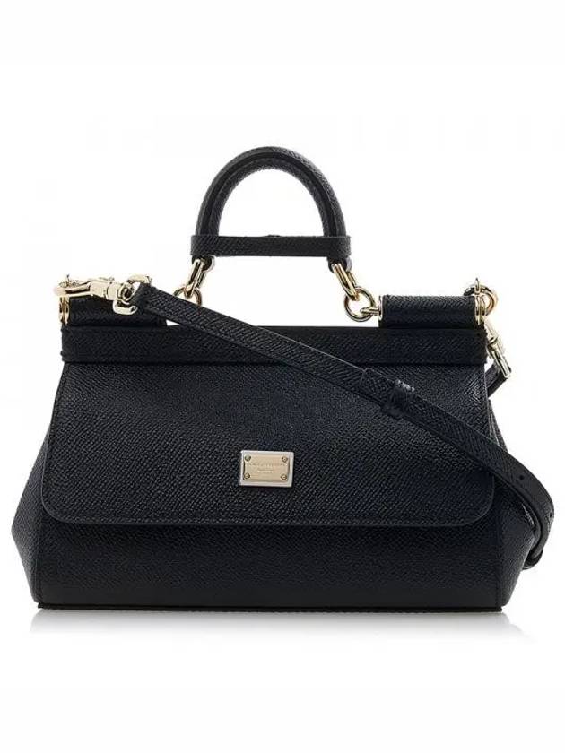 Sicily Mini Shoulder Bag Black - DOLCE&GABBANA - BALAAN 2