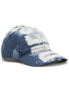 C Ewan Logo Print Base Ball Blue - DIESEL - BALAAN 1