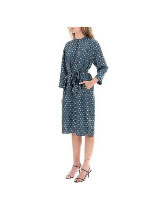 Max Mara TIMETWILL pattern printing dress TIME TWILL 002 - MAX MARA - BALAAN 2