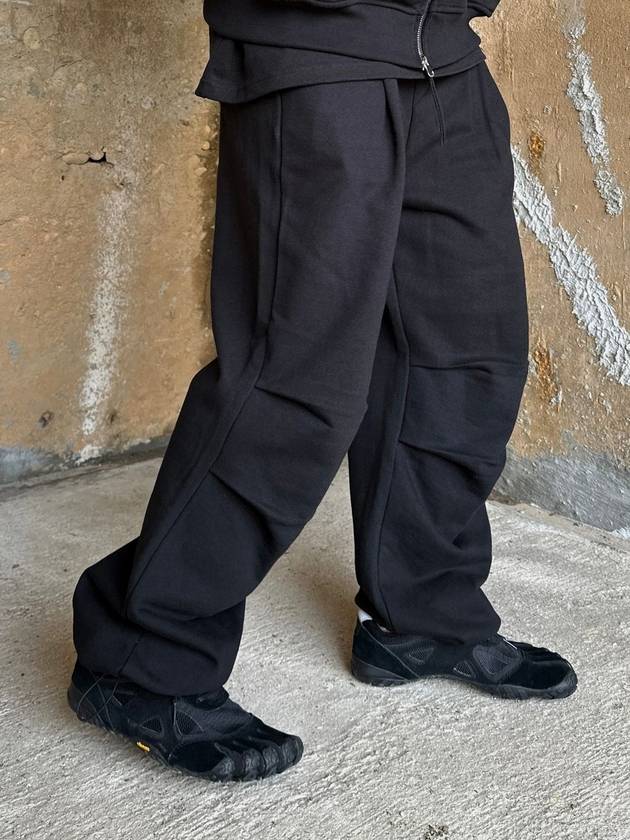 Parachute Wide Balloon Sweatpants Black - CLACO - BALAAN 1