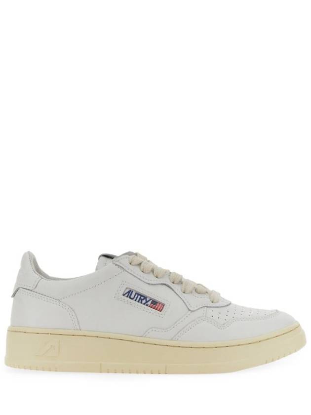 Medalist Leather Low Top Sneakers White - AUTRY - BALAAN 9