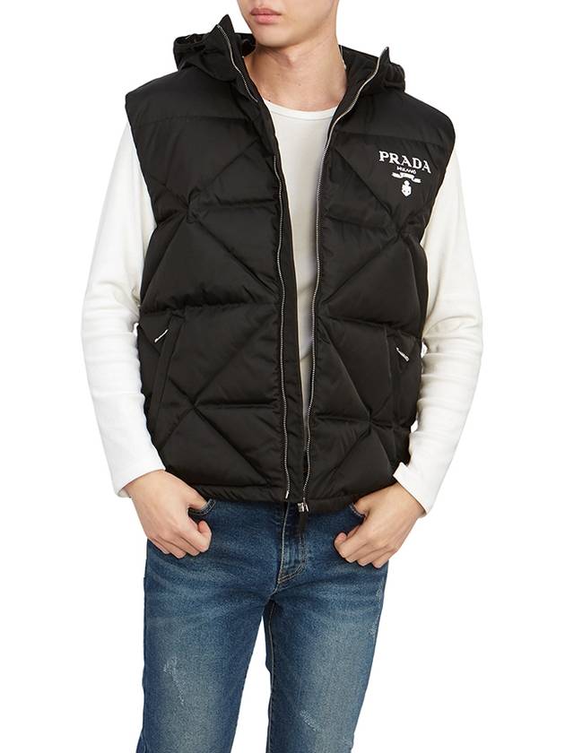 Re-Nylon Down Vest Black - PRADA - BALAAN 7