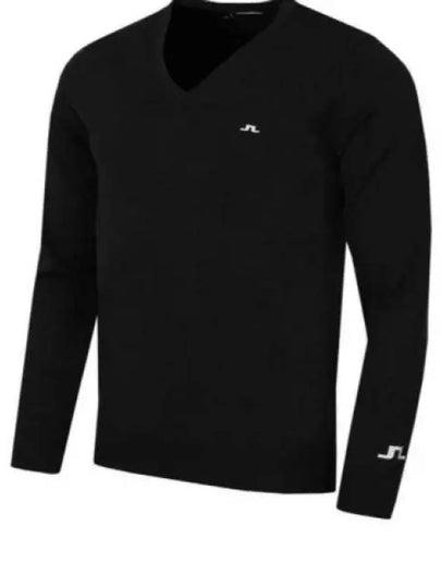 Men's Lymann Knit Sweater Black - J.LINDEBERG - BALAAN 2