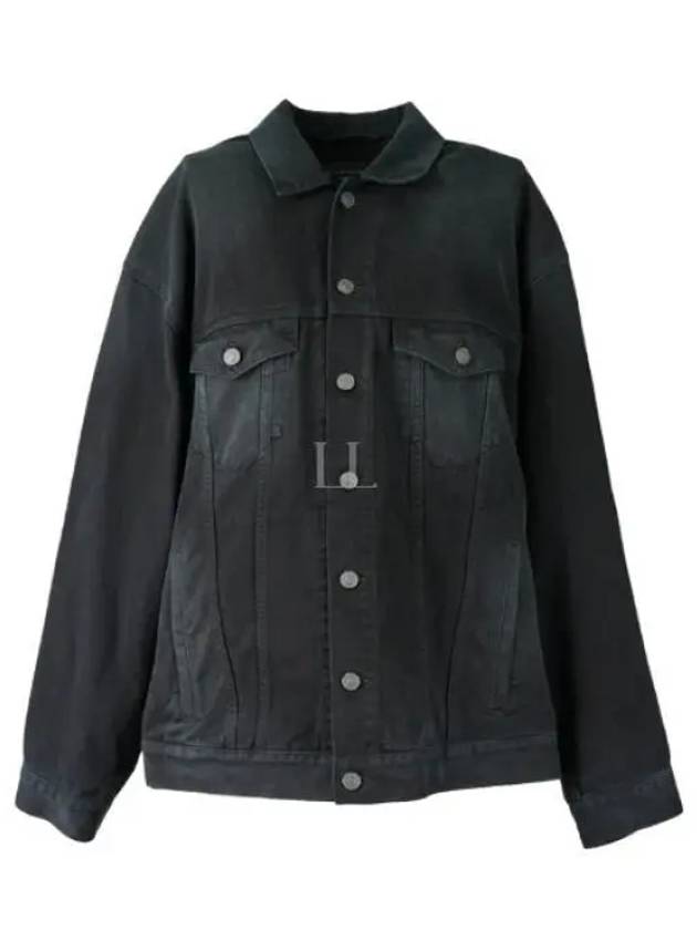 Sunbleached Denim Jacket Black - BALENCIAGA - BALAAN 2