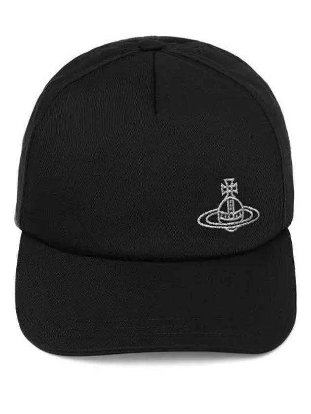 Embroidered ORB Logo Classic Ball Cap Black - VIVIENNE WESTWOOD - BALAAN 2