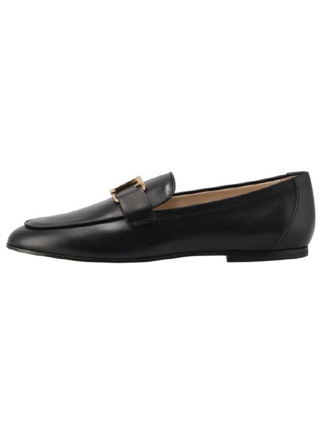 Tods T Timeless Leather Loafers Black - TOD'S - BALAAN 3