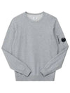 Light Fleece Sweatshirt Grey - CP COMPANY - BALAAN 5