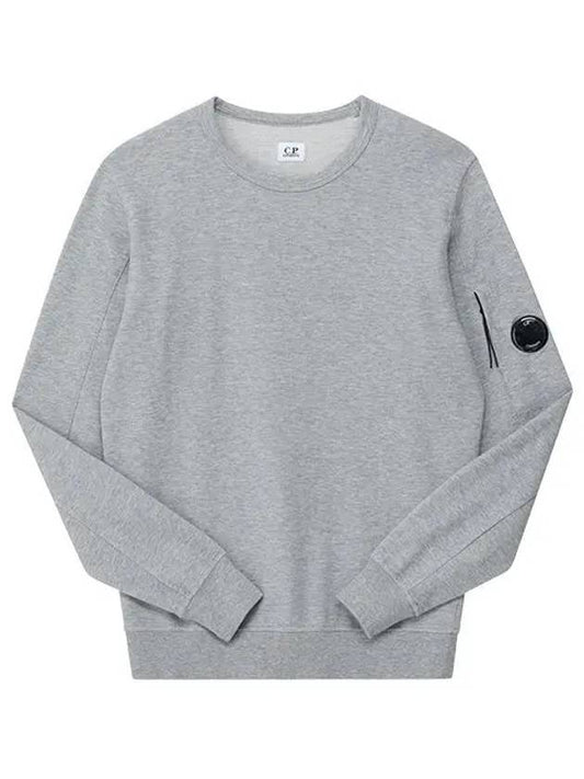 Light Fleece Sweatshirt Grey Melange - CP COMPANY - BALAAN 2