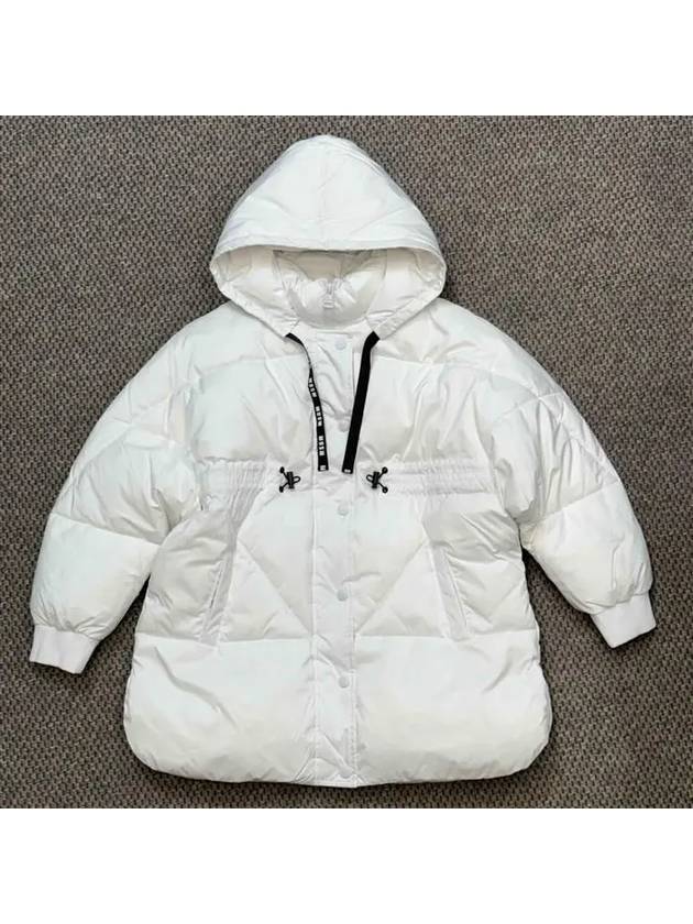 Kids Hooded Padding Outdoor White - MSGM - BALAAN 7