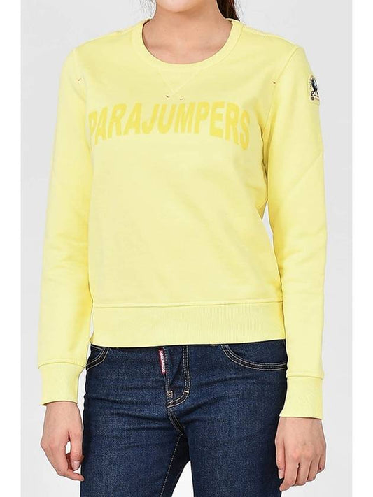 BIANCA sweatshirt yellow PW FLE CF36 654 - PARAJUMPERS - BALAAN 1