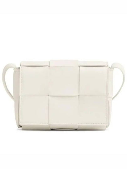 Intrecciato Cassette Small Cross Bag White - BOTTEGA VENETA - BALAAN 2