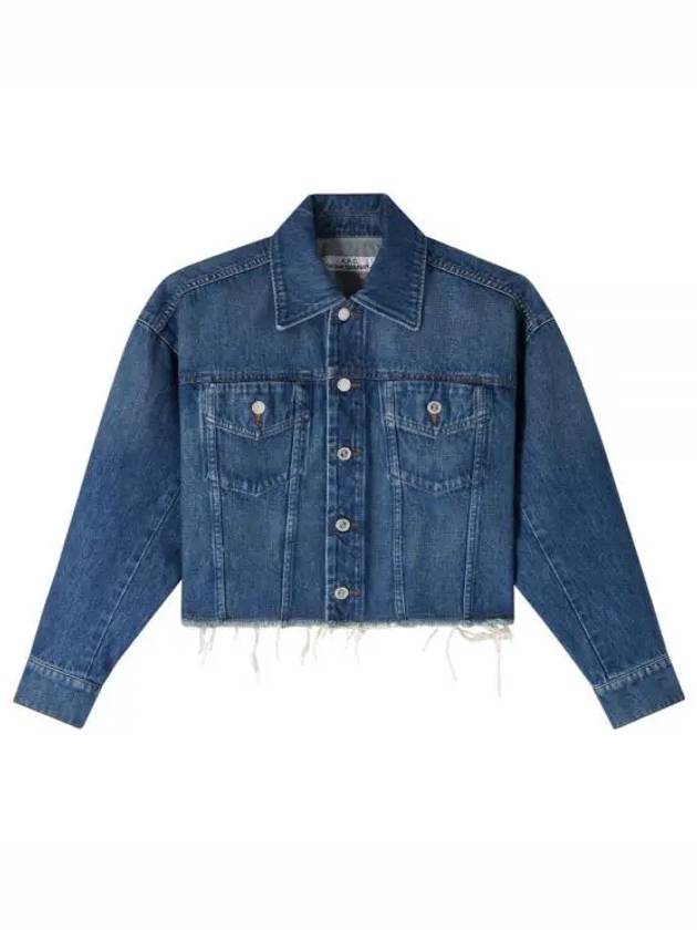 Sainters Crop Denim Jacket Stonewashed Indigo - A.P.C. - BALAAN 2