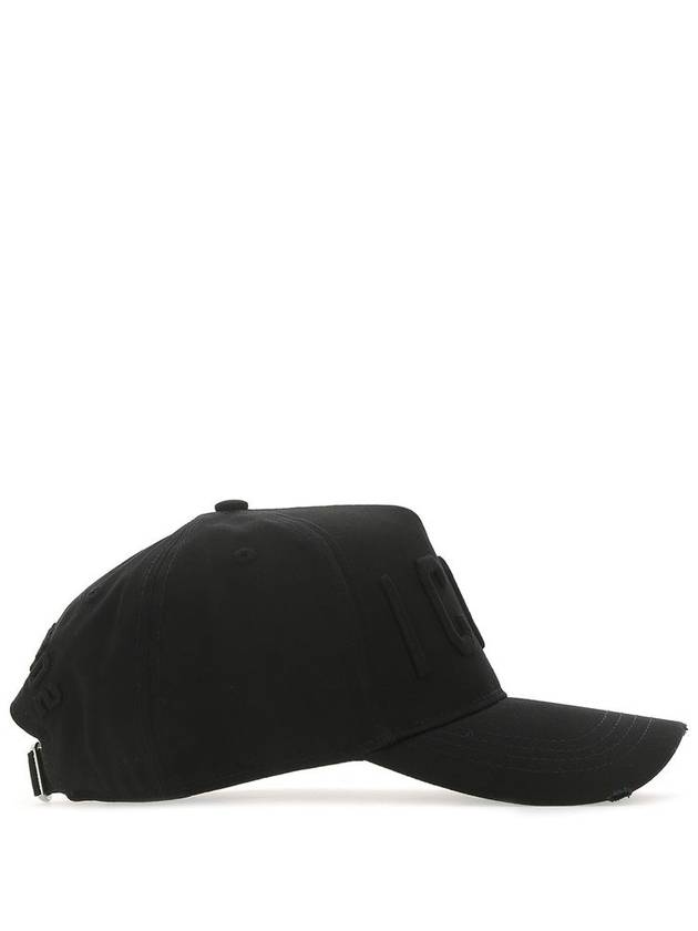 Logo Base Ball Cap Black - DSQUARED2 - BALAAN 4