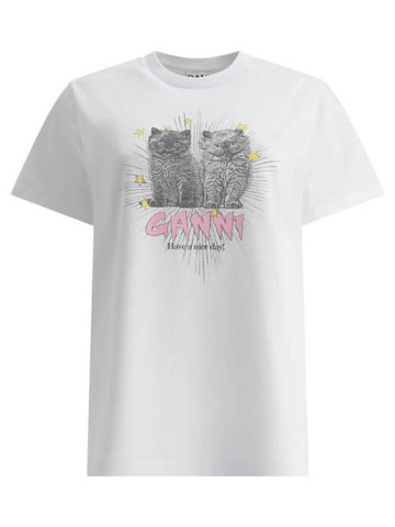 Short sleeve t shirt T4060151 - GANNI - BALAAN 1