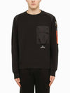 Men s Saber Pocket Sweatshirt Black - PARAJUMPERS - BALAAN 2